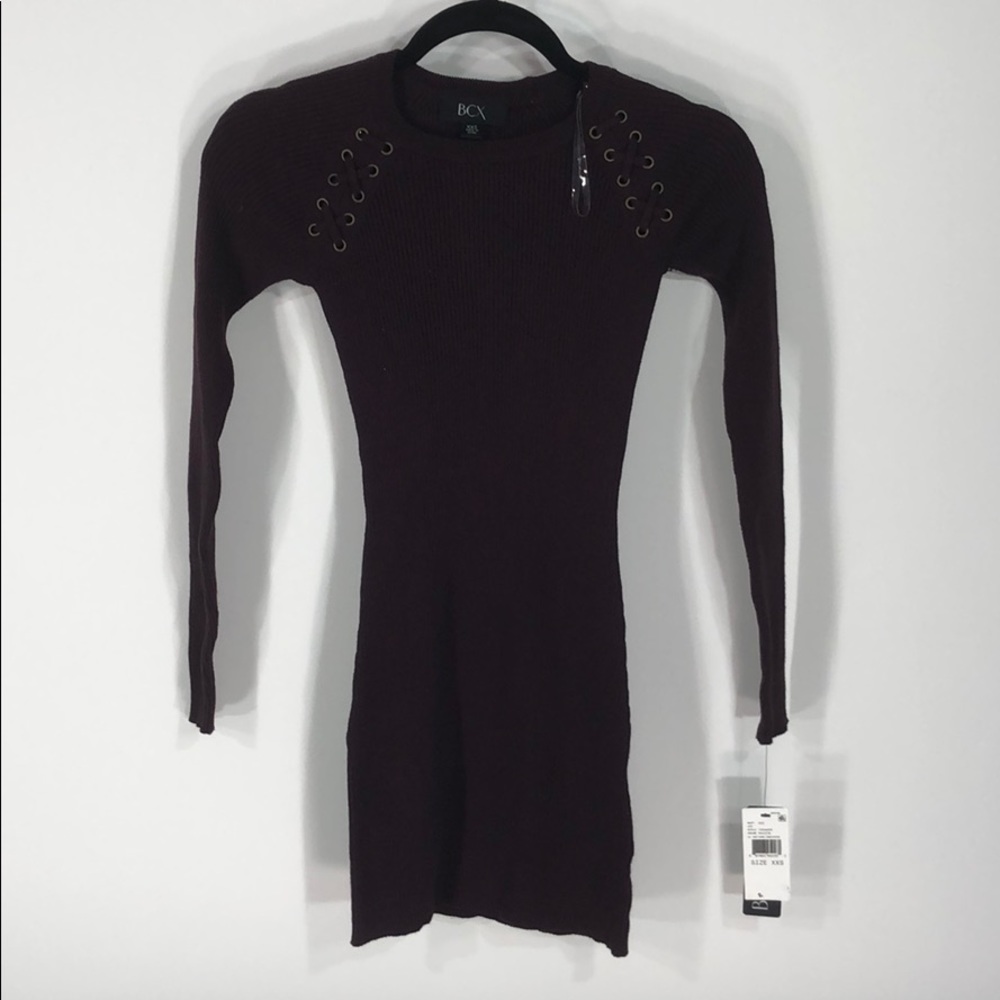 Ribbed tunic long sleeves.